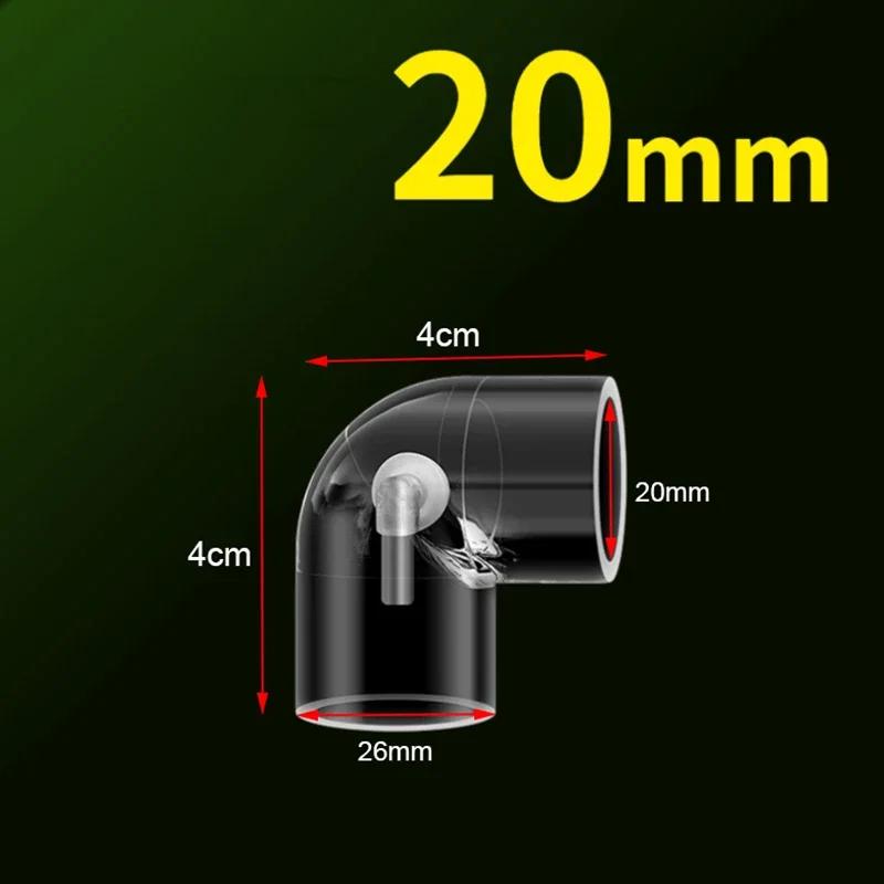 Aquarium Non-return Elbow Connector Aquarium Fish Tank Air Pump Control Valve Air Pipe Tube Accessories for Bottom Filter