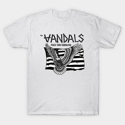 Футболка унисекс The Vandals Band Белый цвет Все размеры 100% хлопок BL718