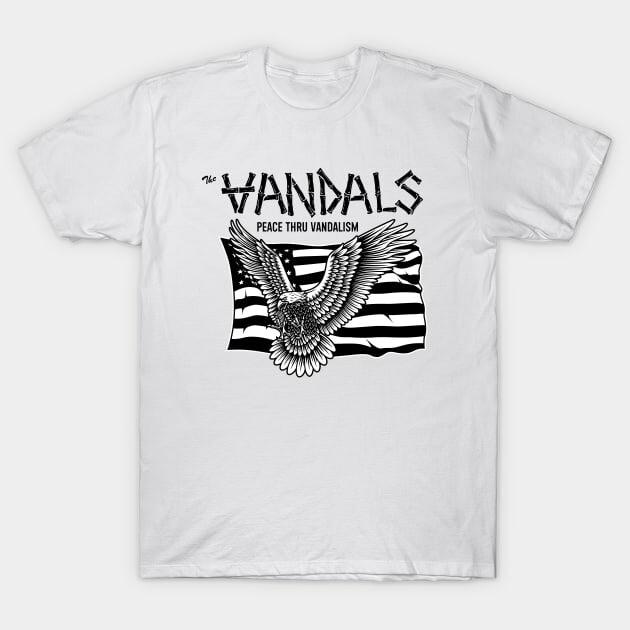 Футболка унисекс The Vandals Band Белый цвет Все размеры 100% хлопок BL718