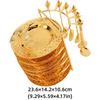 13PCS With Storage Rack Metal Utensil Kit European Fruit Plate Set Plate Spoon Set  For Steaks