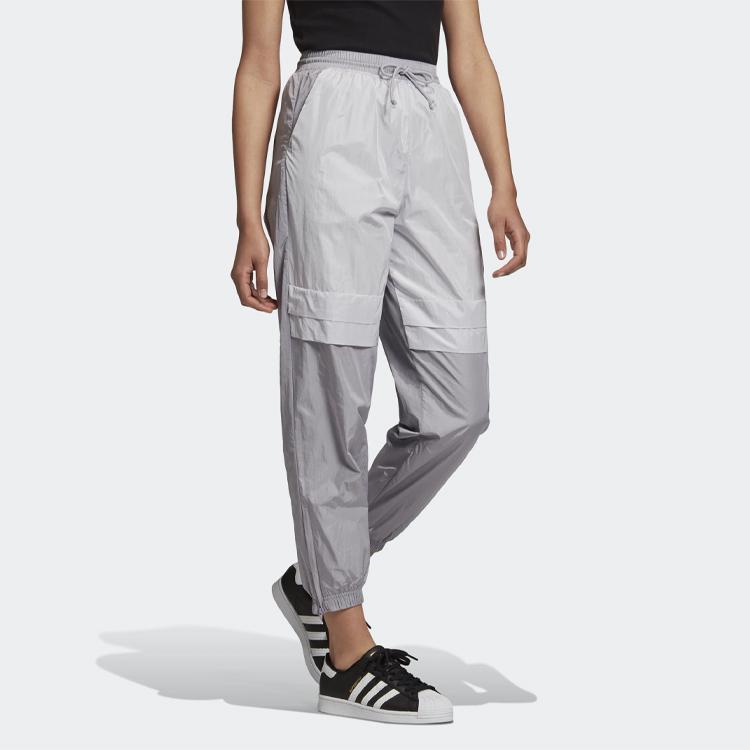 adidas Женские плетеные спортивные брюки Originals Bellista Серые FU3827