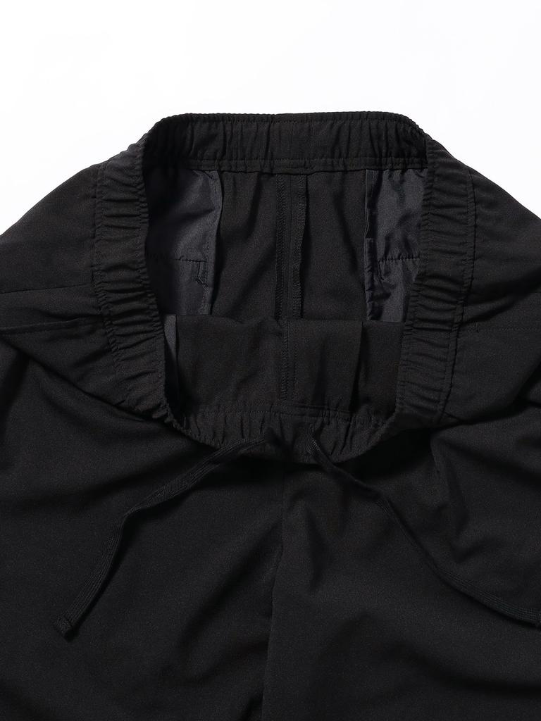 Beams Painter Dry 2-Pleat Easy Pants, Men's, Black, XL, 11241790803