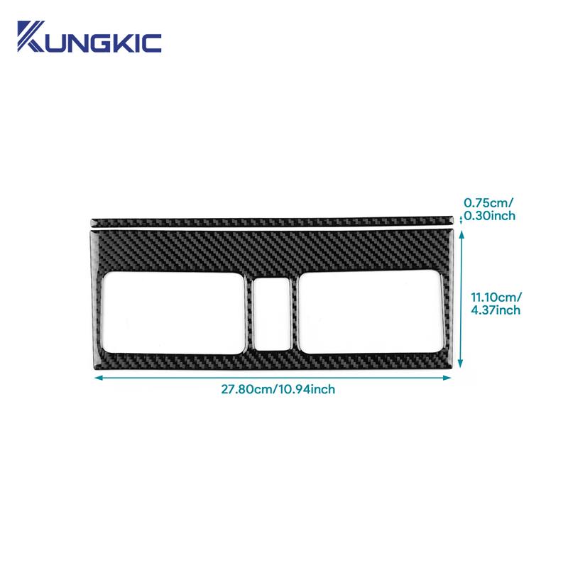 For Suzuki Swift Sport ZC31S ZC32S 2005 2006 2007 2008 2009 2010 Real Soft Carbon Fiber Car Console Air Outlet CD Trim Sticker.
