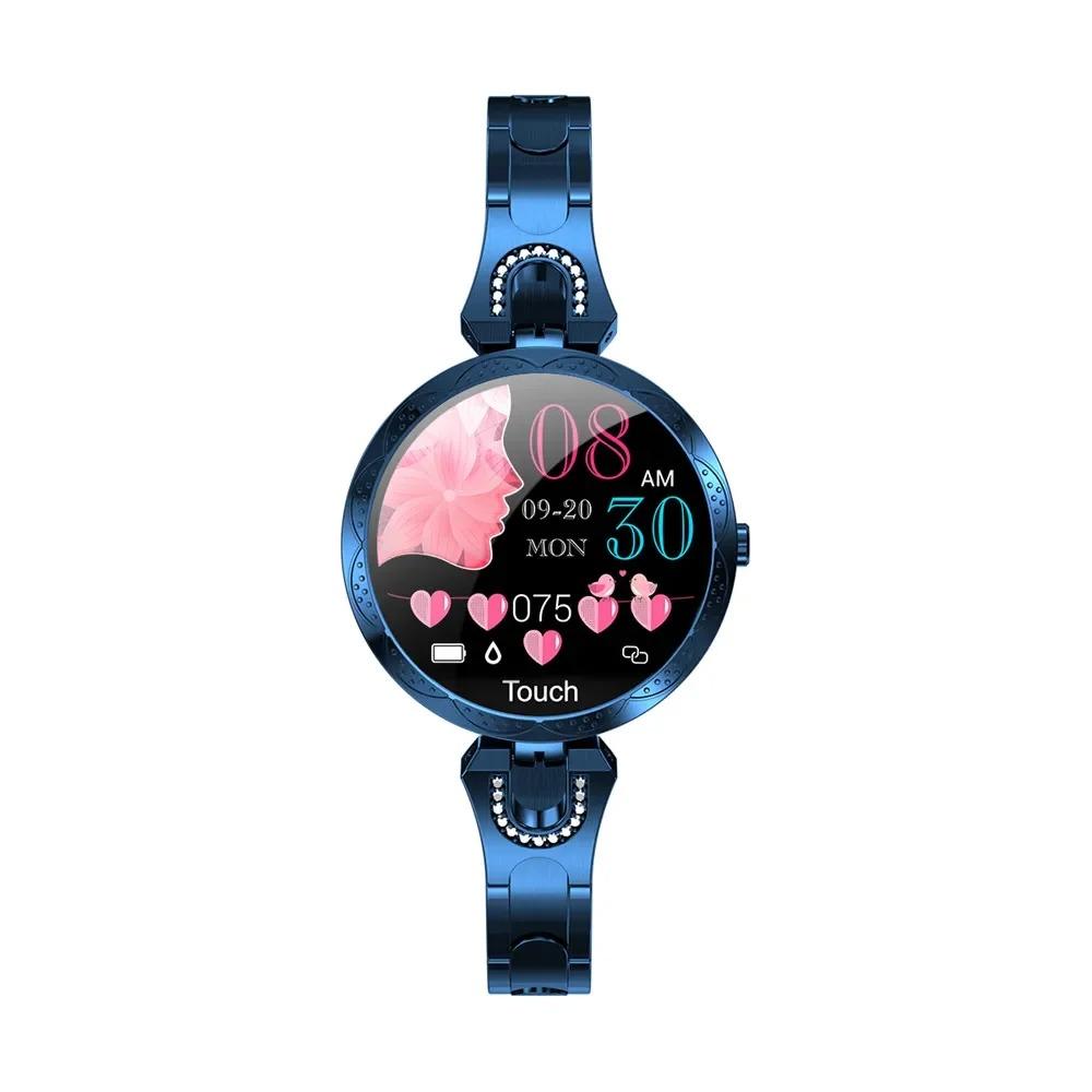 Rainbuvvy AK15 женский модный смарт-браслет 1,08-дюймовый HD ЖК-экран 240x210 BT4.0 IP67 водонепроницаемый 120 мАч Android смарт-часы специальный подарок