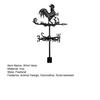 Металлический флюгер Ретро Петух Собака Птица Флюгер Черный Животный Флюгер Индикатор Направления Ветра для Крыши Уличный Фермерский Двор Сад Беседка Декор