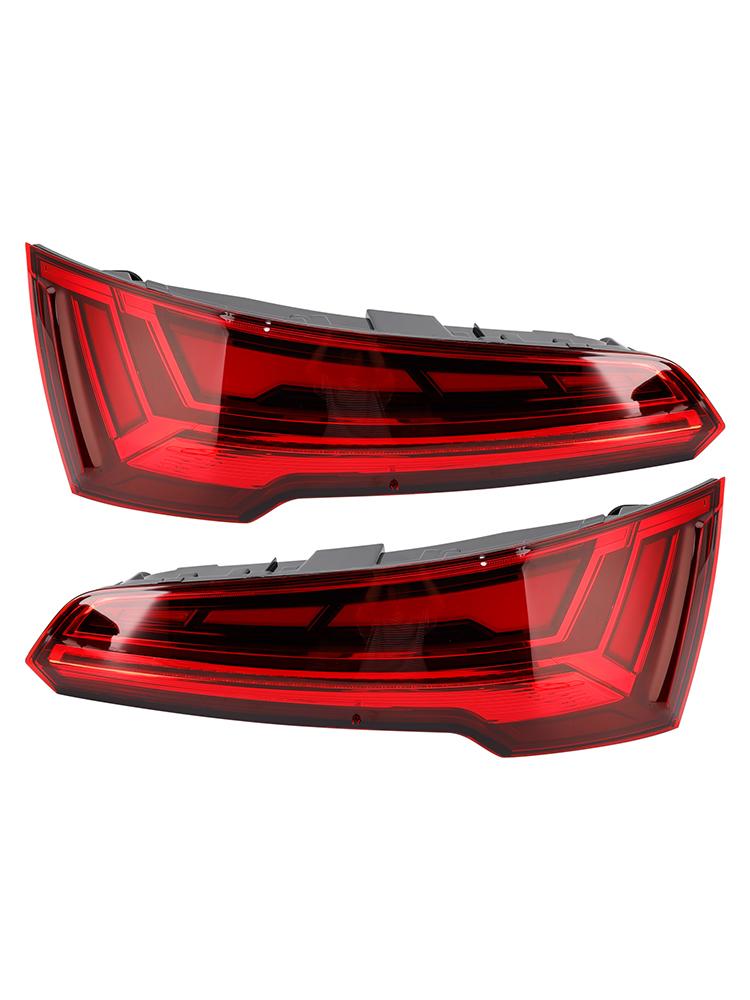 Left+Right Rear Tail Light Lamp LED 80A945075B 80A945076B For Q5 MK2 FACELIFT 2021-2024 LED 5 PIN