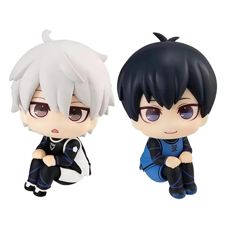 Кукла Исаги Ёичи Blue Lock Фигурки Игрушка Версия Q Чигири Хёма Бачира Мэгуру Наги Сэйсиро Фигурка ПВХ Орнамент Игрушки