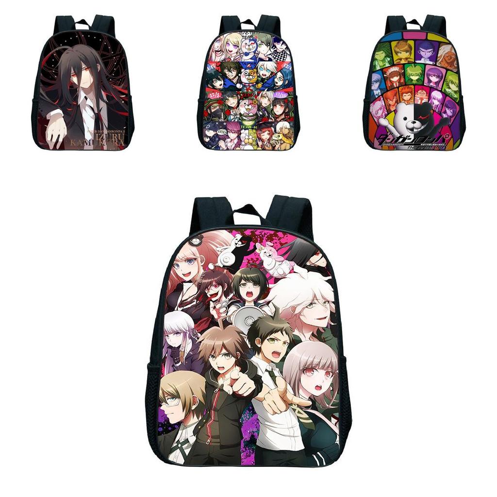 Рюкзак с аниме-принтом Danganronpa, водонепроницаемый, высокой вместимости, легкий, портативный, идеально подходит для школы и путешествий