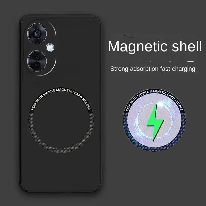 Роскошный магнитный беспроводной чехол для Magsafe для Oneplus 12 Nord Ce 2 3 Lite 9 8 10 Pro 10T 11 Ударопрочный мягкий бампер