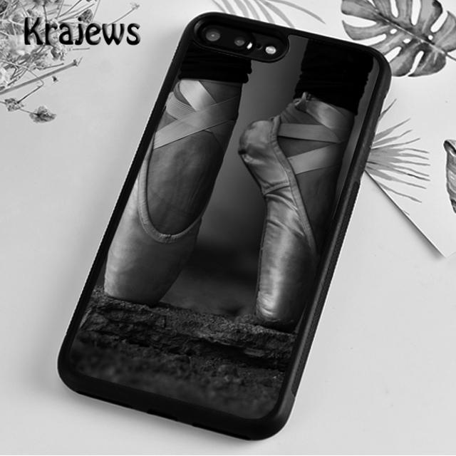 Krajews Балетки для танцев Девушка Чехол для телефона для iPhone 14 5S 6S 7 8 plus X XR XS 11 12 13 pro max Samsung S21 S22 ultra