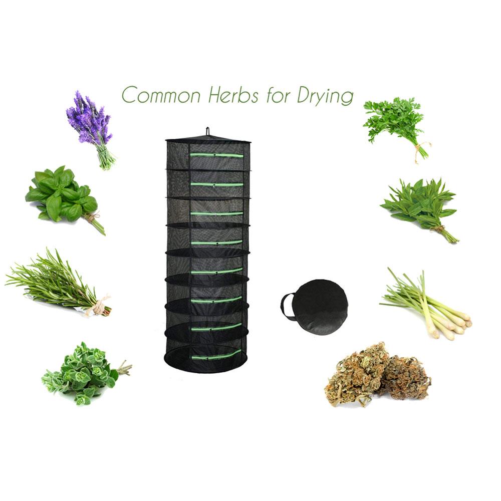 2-8-слойная сетка для сушки трав, подвесная корзина для рыбы, складная сушилка, сумка для сушки овощей и трав