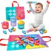 JoyNow Популярная развивающая игрушка, Подарок на день рождения для 1-го и 2-го года, Тканевая игрушка-рыбалка, Раннее развитие, Тренировка пальцев, Концентрация,