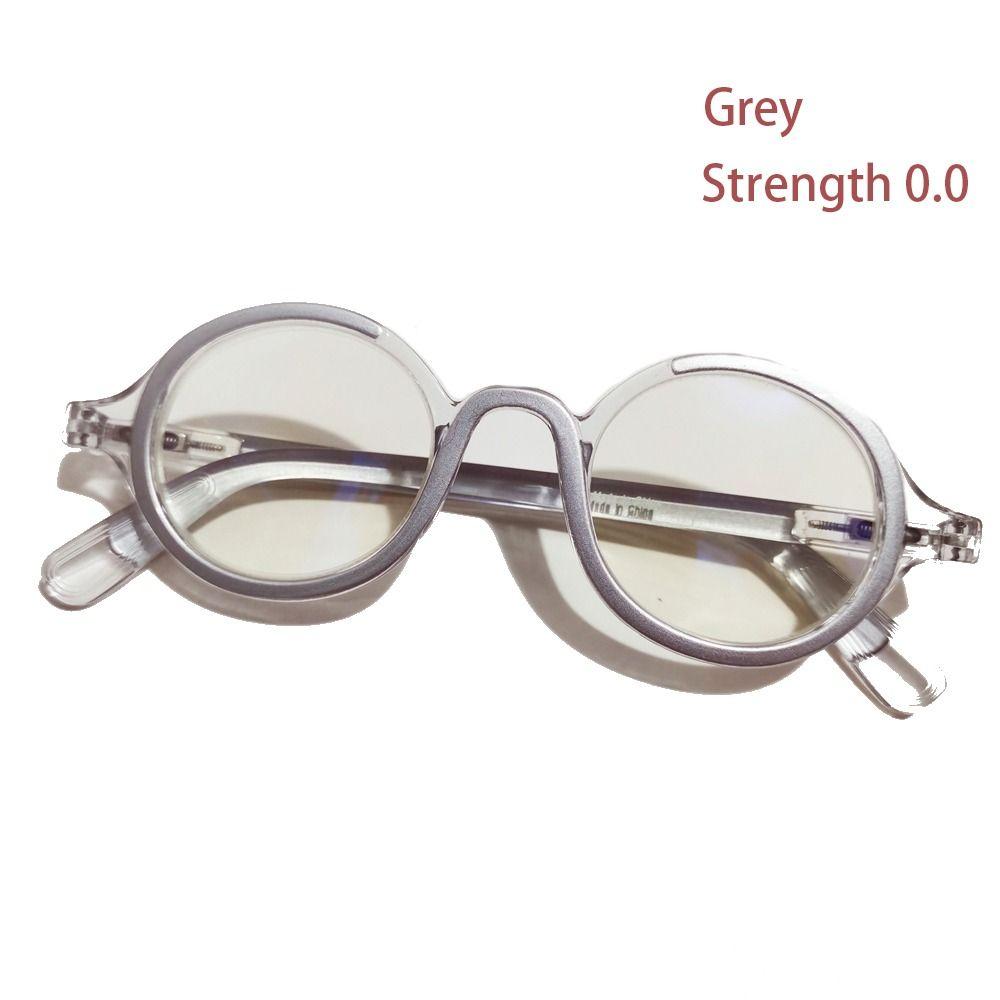Vision Care Presbyopic Eyeglass Round Frame Anti-Blue Light Glasses  Women Men