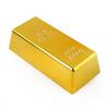 Fake Gold Bar Plastic Golden Paperweight Home Decor Bullion Bar Simulation