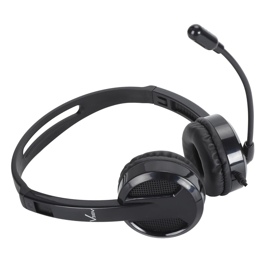 Проводные наушники 3,5 мм разъем всенаправленная проводная гарнитура с вращающимся микрофоном для офиса