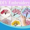Full Range Of Embroidered Cross- Embroidered Fabrics With Floral Kits