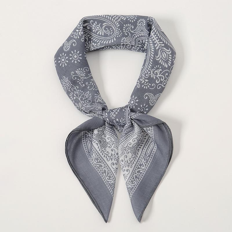 Fashion Paisley Print Cotton Hairbands Scarf Women  New Elagant Bandana Neck Kerchief Head Bands Foulard Female Scarfs