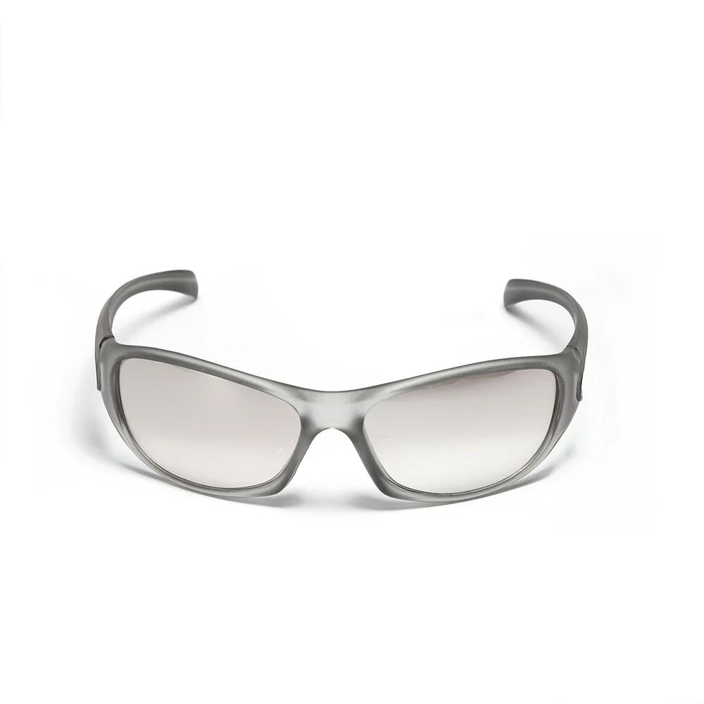 Солнцезащитные очки Y2K Silver Color Hollowed Out Future Sense of Technology Hot Girls Net Red Sunglasses Women Sunglasses Trendy Men