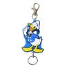 SK Japan Disney Rubber Reel Keychain Donald Duck 16538
