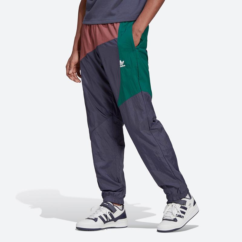 Adidas Джоггеры Originals Trefoil, осенние мужские брюки темно-синие HC4501