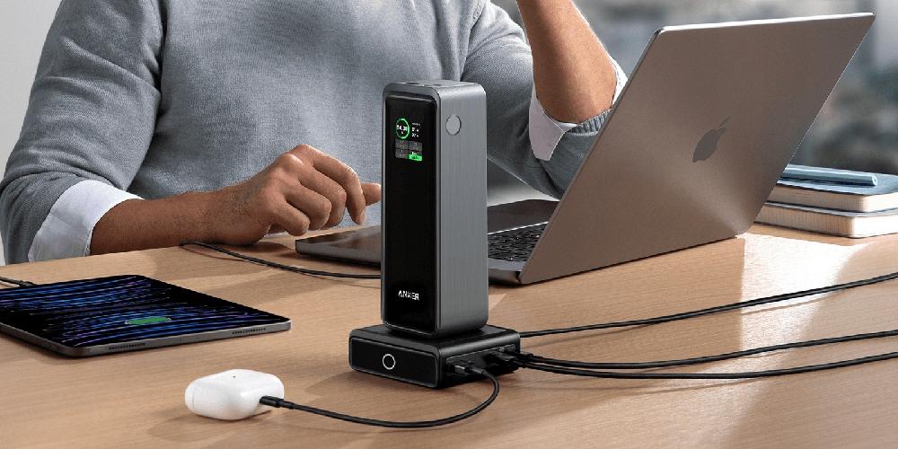 Anker Charging Base Black 100W Quick Charge 3.0 3 Ports 1 Pc