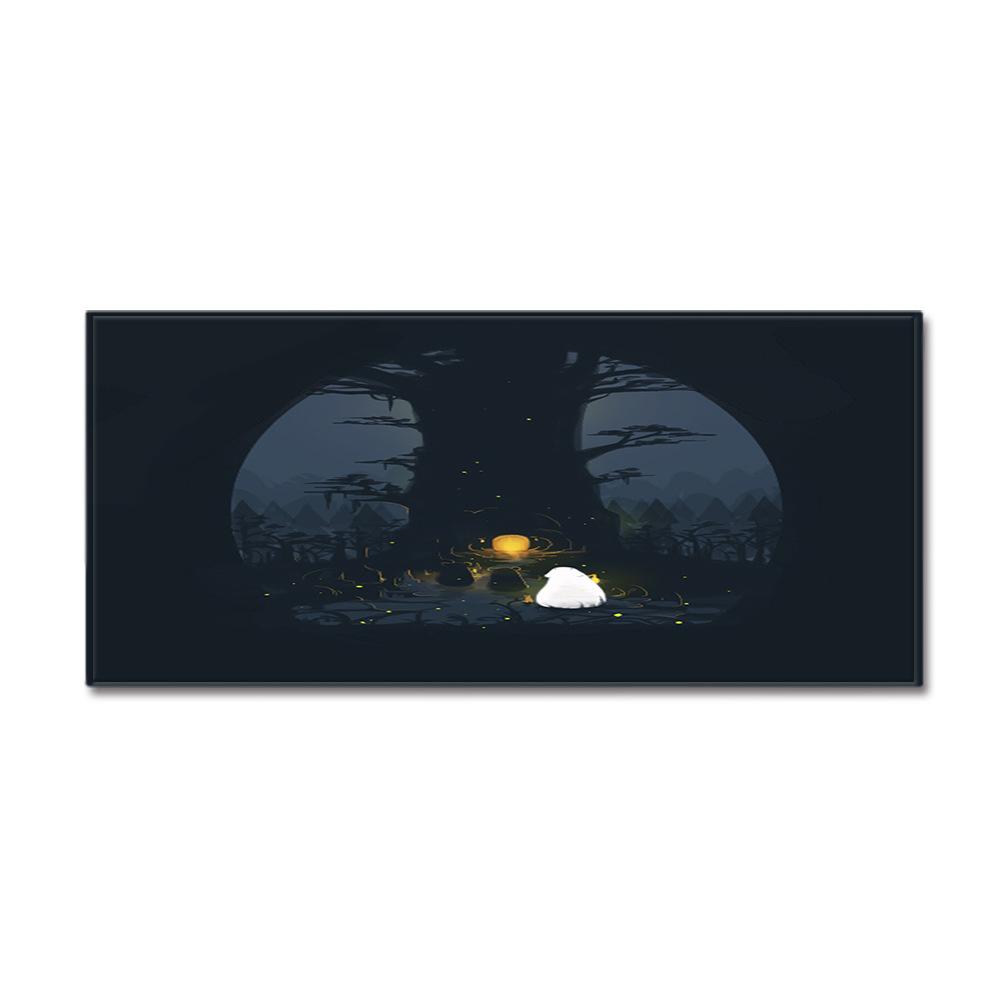 Warm Heart Tree Hole Entrance Door Door Mat Kitchen Bathroom Non-Slip Floor Mat Living Room Bedroom Absorbent Carpet