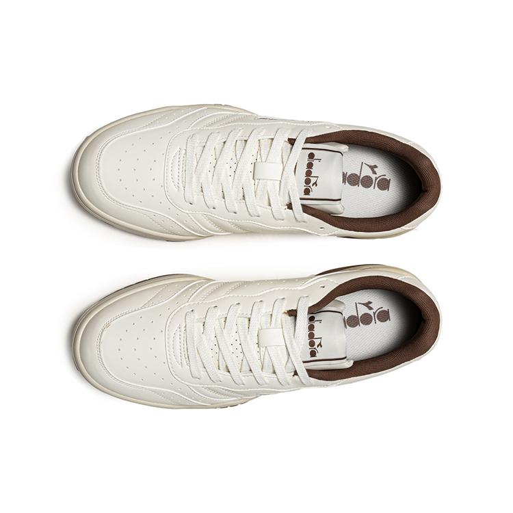 Men's Sneakers Diadora Action Racer Low top Casual Shoes Unisex Snow Lotus White