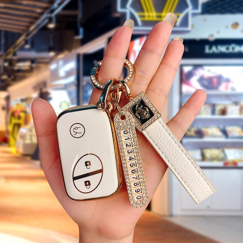 BYD I3 Key Case for S6, G3R, L3, S7, F0, E6, M6, Tang - Unisex Car Shell Bag Buckle for Older Models