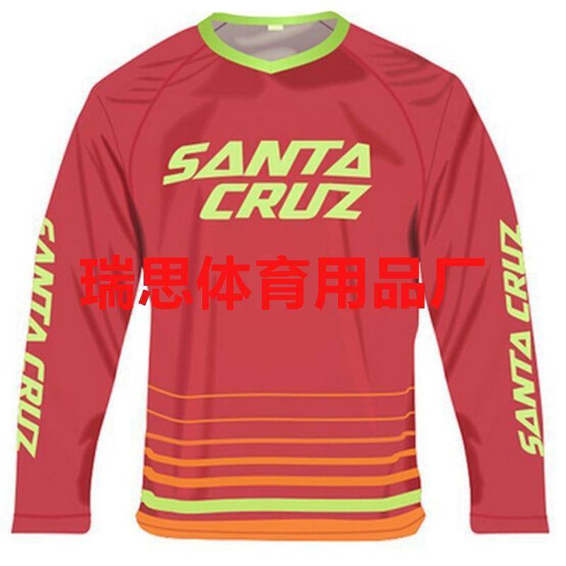 Off-road Racing Jersey Quick Dry Long Sleeve T-shirt Loose Fit Men Hiking Cycling