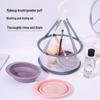 Набор для чистки кистей для макияжа: Beauty Egg, пуховка для пудры, очиститель для силикона, чаша для сушки