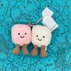 New JC label cute girl bag charm plush toy keychain Kawaii plush toy perfect as a birthday or Christmas gift get