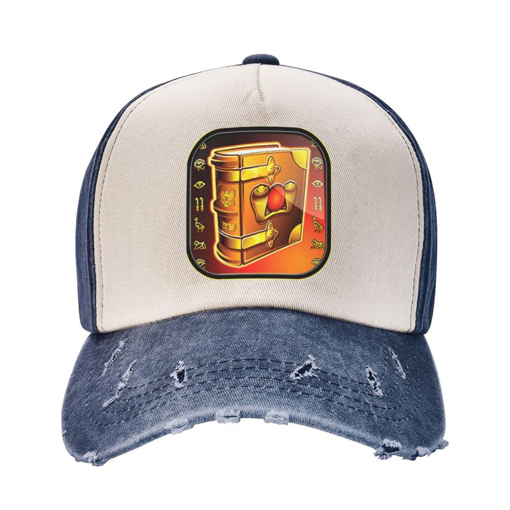 Book Of Ra Game Gaming Trucker Hat Аксессуары Повседневные потертые потертые головные уборы для женщин унисекс Регулируемые