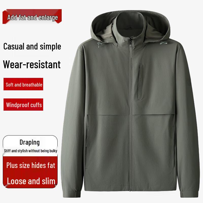 Dibenze Мужская повседневная куртка большого размера на весну-осень
