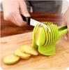 1pc Tomato Slicer Fruits Cutter Stand Utensilios De Cozinha Assistant Lounged Tomato Lemon Shreadders Slicer Random Color