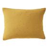 Golden Polka Dot Decorative Pillowcase "Gaïa Chic" 60 X 60 Cm &; 50 X 70 Cm "Cotton Gauze" - Gaïa Chic Safran - 50 X 70 Cm