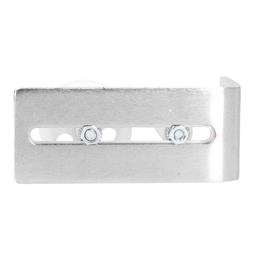 Carbon Steel Floor Guide Silver Sliding Door Hardwares Hardware Door Roller Guide Doors