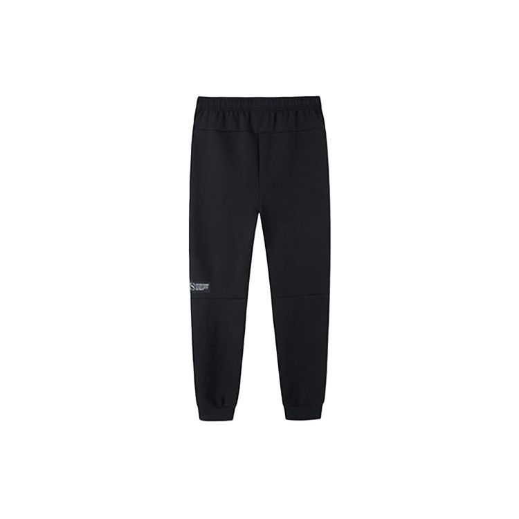 Anta Solid Color Loose Fit Joggers Men Bottoms Black 152217310-2