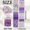 40 Pieces/Set Floral Printed Cotton Fabric Strips Crafts Fashionable Roll Cloth  Sewing Supplies
