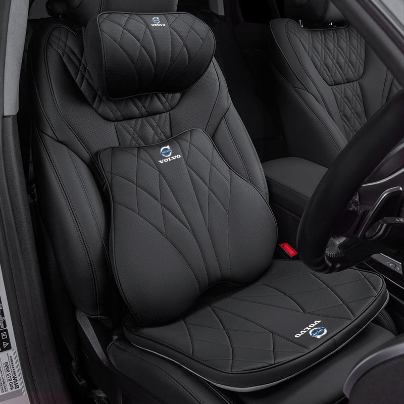 Car Headrest Lumbar Cushion Back Comfort Neck Pillow For Volvo ES90 EC40 EX40 EM90 XC90 V90 V60 XC60 V40 S80 S60 S90 Keychain