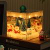 Рождественский DIY Magic Cube Украшение LED Ручной работы Светящийся Настольный Материал для Поделок Упаковка Рождественский Подарок Сцена Украшения Реквизит