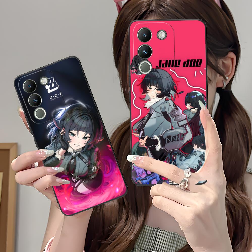 Чехол для телефона ZZZ Jane Doe для VIVO Y77 76 75 74 73 72 58 56 55 51 50 38 36 Y19 Y18 Y03 Y01 5G Мягкий ударопрочный чехол из ТПУ