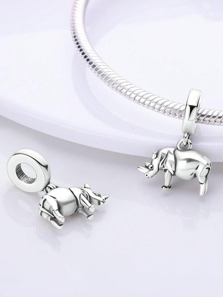 Шармы Плата Животные Слоны И Зебры Бусины Медь Покрытая Подходят Шармы Медь Оригинальный Браслет Для Изготовления Украшений Diy Шарм