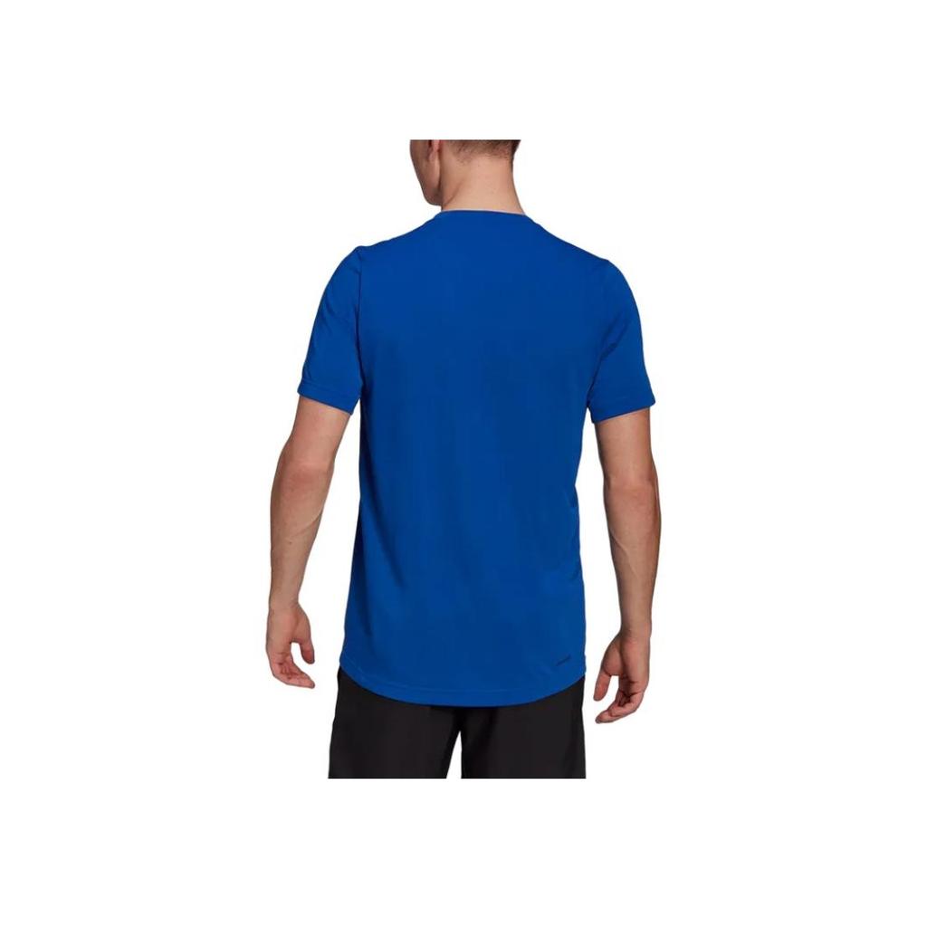 Adidas AEROREADY Разработано для движения Feelready Sport Tee Royal Blue/Black Мужская уличная одежда GT5551