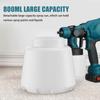 1500W 800ML 88VF Cordless Electric Spray Gun with 3Nozzle Flow Control Airbrush High Power Paint Sprayer