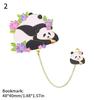 Creative Book Markers Metal Reading Bookmarks Panda Page Markers Lovely Bookmarks for Book Lovers