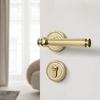 Simple Design Magnetic Suction Door Lock Retro Style Wooden Door Handle Silent Door Lock  Home