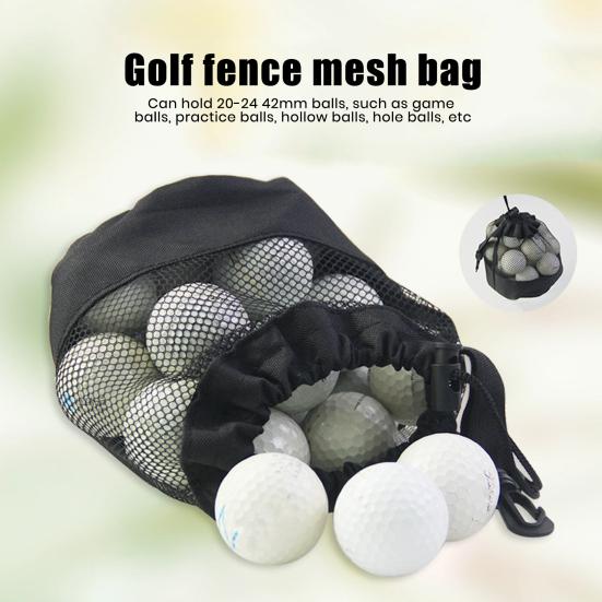 1/2 шт. сумка для мячей для гольфа нейлоновая сетка сумка для хранения мячей для гольфа затягивающиеся тройники для гольфа