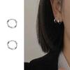 Twisted Gold Hoop Earrings For Women, Thick Chunky Hoops Hypoallergenic Vintage Twist Earings Big
