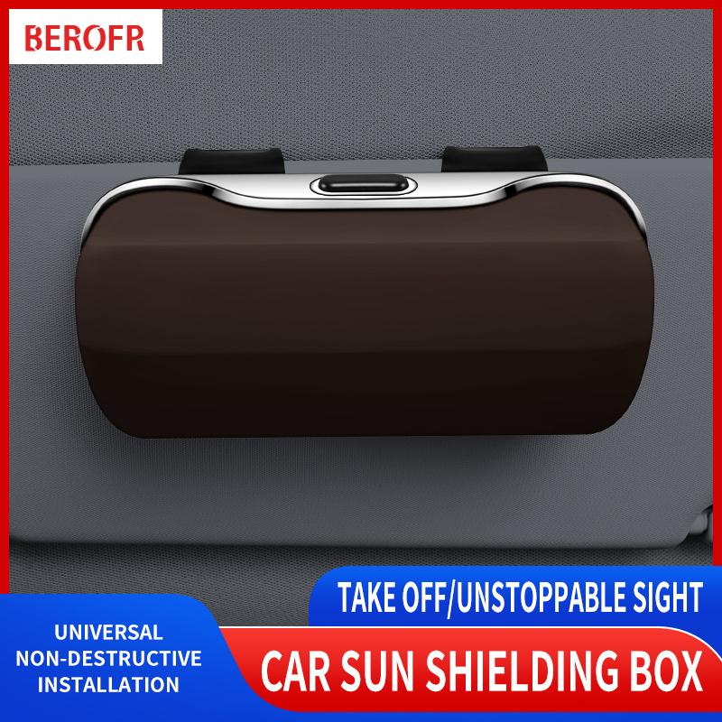 Exclusive For Mini R50 R53 R60 R61 F59 F56 R55 F55 F54 F54 Cooper Seat Sunglasses Holder Sun Visor Clip On ABS Eyeglass Case