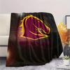 Brisbane Broncos  Print Flannel Blanket, High quality Comfortable for All Seasons, Home Decor, Warmth and Comfort
